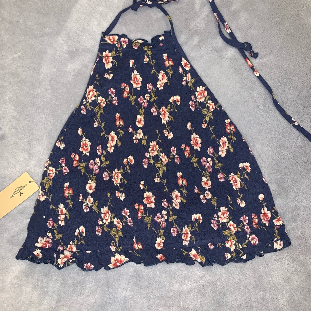 American Eagle Floral Halter Top